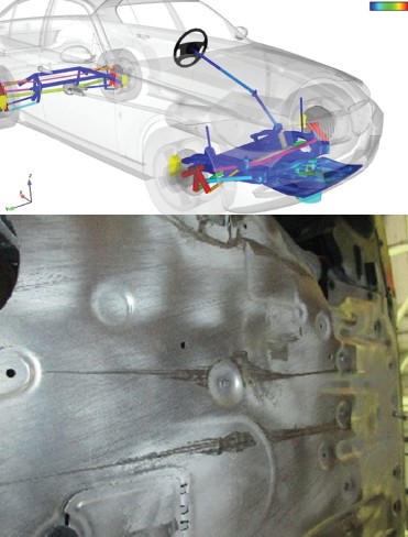 用Adams-Marc協(xié)同仿真對(duì)車(chē)輛極端負(fù)載狀況進(jìn)行仿真(圖1) 用Adams-Marc協(xié)同仿真對(duì)車(chē)輛極端負(fù)載狀況進(jìn)行仿真(圖1)