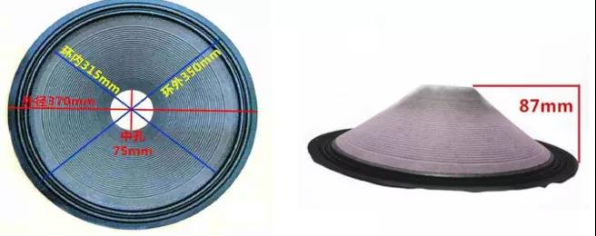 思瑞影像測量儀，實(shí)現(xiàn)音箱喇叭振膜精確測量(圖1)